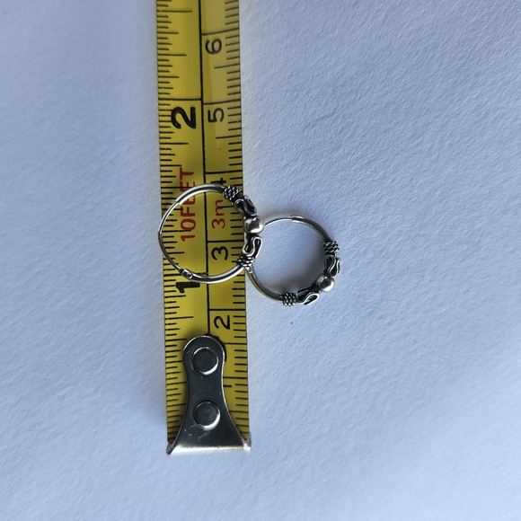 925 small boho hoops - Picture 4 of 4